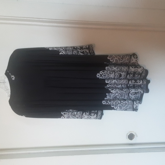 Ice Silk Plus Size 1XL Slinky Dress - Picture 7 of 9